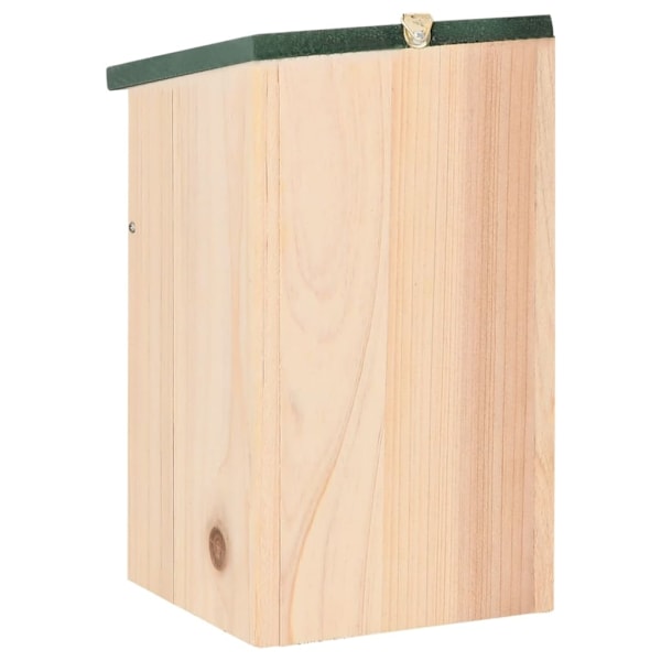 vidaXL Linnunpöntöt 10 kpl massiivikuusi 12x12x22 cm Brown Brun