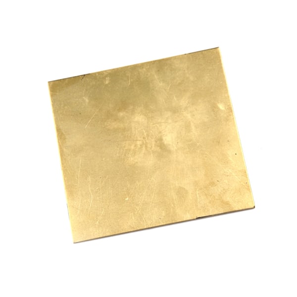 Messing Metal Tynd Plade Folieplade 0.8*100*100mm