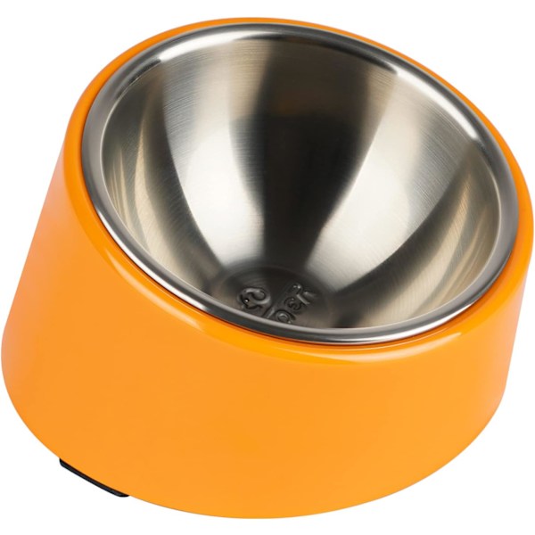 Skål til Hund Kat, Skrå Skål Skridsikker Moderne Elegant Melamin