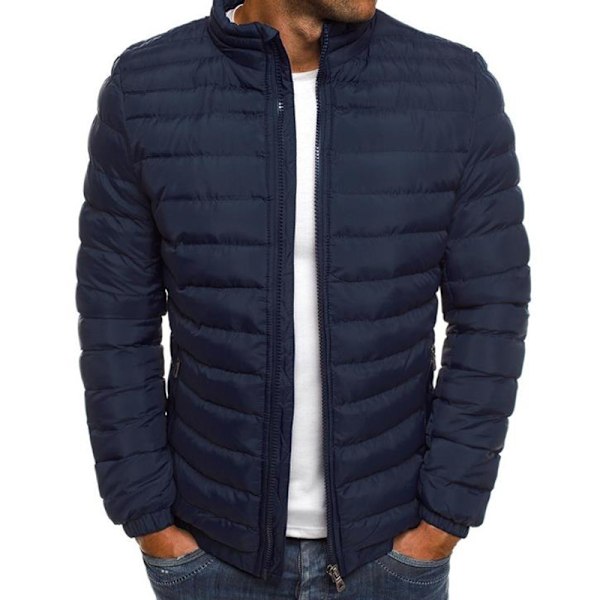 Herr Packable Lett Dunjakke Vinterfrakk Yttertøy W Grey-KK1- Grey XL