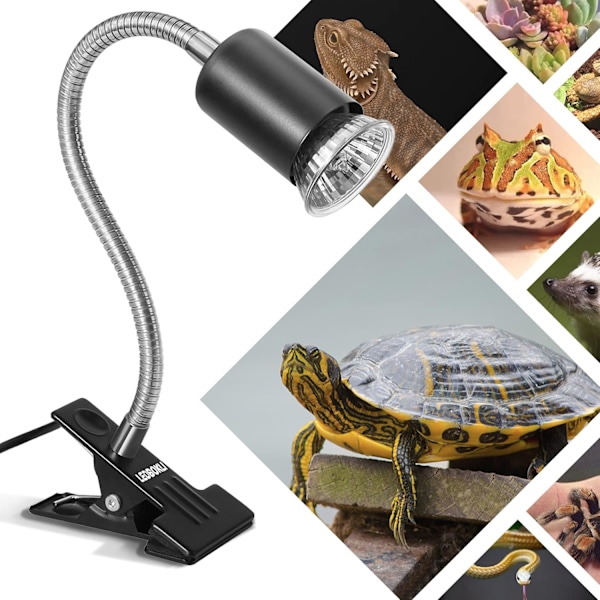 UVA UVB pærer 25W og 50W, reptillampe Oppvarmet skilpadde la