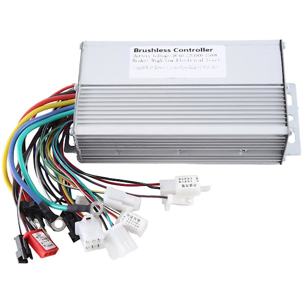 48V 60V 64V 72V 1000W 1500W Elektrisk Styrenhet 12 Rörs Dubbel Läge E-Cykel Borstlös Styrenhet Hastighetsmotor