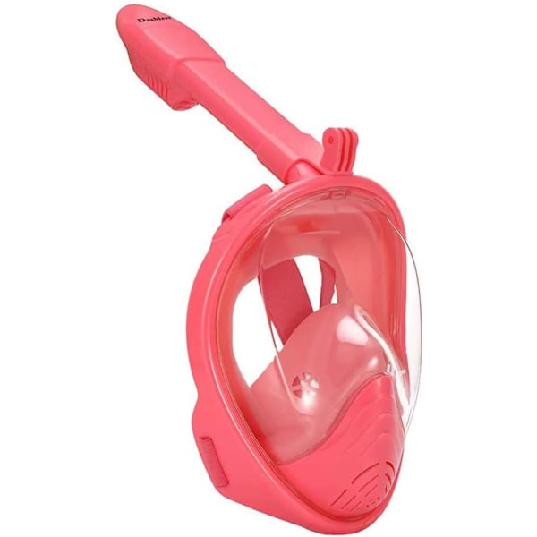 Snorkelmaske til børn, fuld ansigtsmaske, nem vejrtrækning, 180° panoramaudsigt