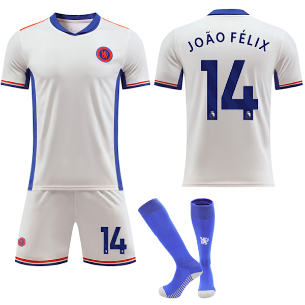 Chelsea Borta Fotbollströja Barn & Vuxen 2024-2025 NR.14 JOAO FELIX XS