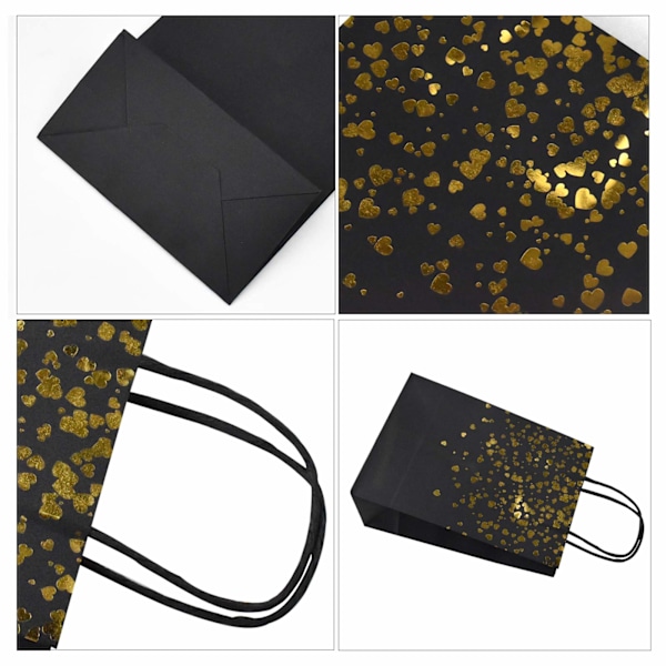 12 kpl Kraft-kassi, 15 x 8 x 21 cm Paperinen lahjakassi, Kraft-paperikassi-XM2-
