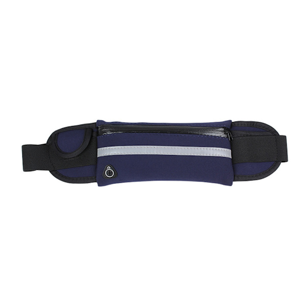 JENSEN Löparbälte (Midjeväska) - Justerbart S till XL VATTENTÄT Royal Blue