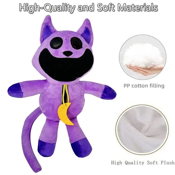 Nye Smiling Critters CatNap Plys, Sød CatNap Fyldt Figur Dukke, (Farve: 8 stk)