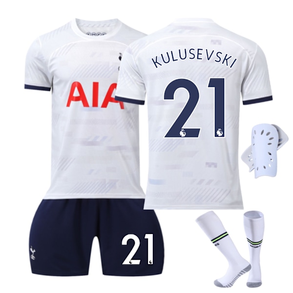23-24 Tottenham drakt nr. 10 Kane nr. 9 Richarlison drakt sett NO.21 KULUSEVSKI NO.21 KULUSEVSKI S