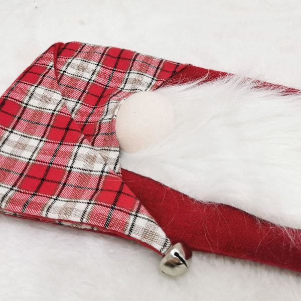 Set med 3 Plysch Juldvärgar 12 Svenska Tomte Jultomtar