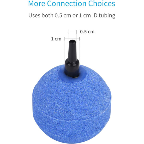 5 cm Blå Kugle Luftsten Boble Diffuser til Akvarium 2W Luftpumpe-XM2-