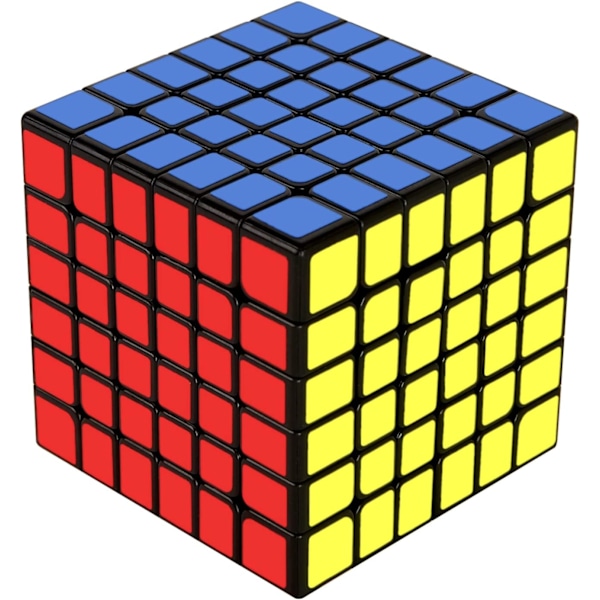 6x6 Speed Cube, 6x6x6 Kuutio erittäin kestävillä ja eloisilla väritarroilla (6x6x6) 6x6x6 6x6x6 3x3x3