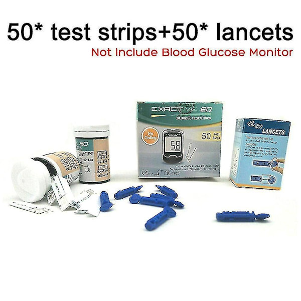 Blodsockermätare Diabetes Test Kit Blodsockermätare med Teststickor-Xin