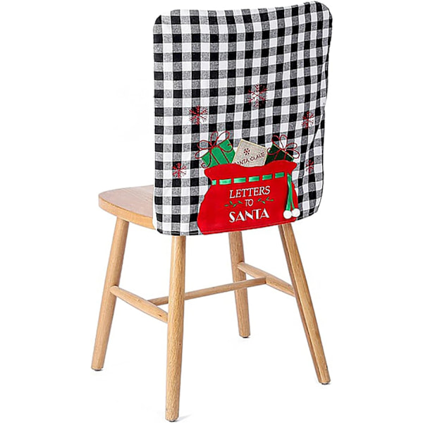 Jule-Stoltrekksett med 2 stk, Buffalo Plaid Ryggtrekk
