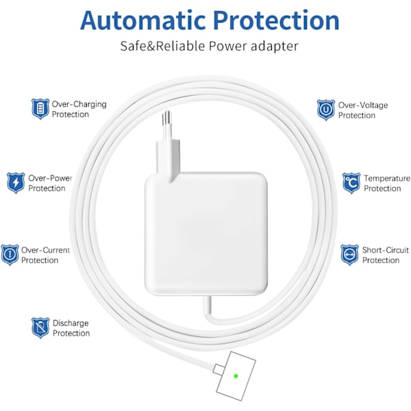 85W MagSafe 2-lader for Apple Macbook Pro 13\" 15\" 17\"