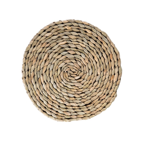6 kpl PYÖREÄ Vesihyasintti PÖYTÄTABLETTI 30 cm (12 tuumaa) Laadukas Kudottu