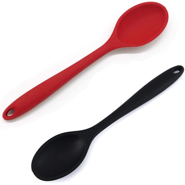 Silikon Nonstick Blandningsskedar Set 2-Delar, Hög Värmebeständighet-XM2-