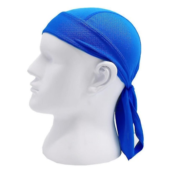 Pirathue til udendørs cykling, Hurtigtørrende sportsbandana-KK1- Royal blue