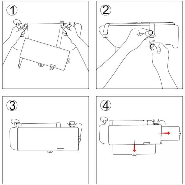 Car Sun Visor Extender Sun Visor Extension Window UV Rays Blocking Protector New-FM-