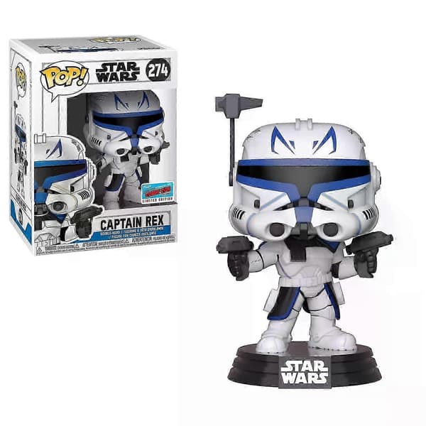 Funko POP Star Wars Kaptajn Rex 274# Vinylfigur Efterårskonvention Eksklusiv Comic Con Samling Begrænset Udgave Model Legetøj 274 A
