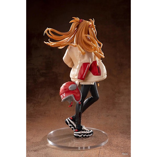 23 cm Eva Anime Figur Asuka Langley Soryu Tide Merke Kostyme Dress Up Modell Lekegave Samling Pvc Evangelion Aciton Figur With box