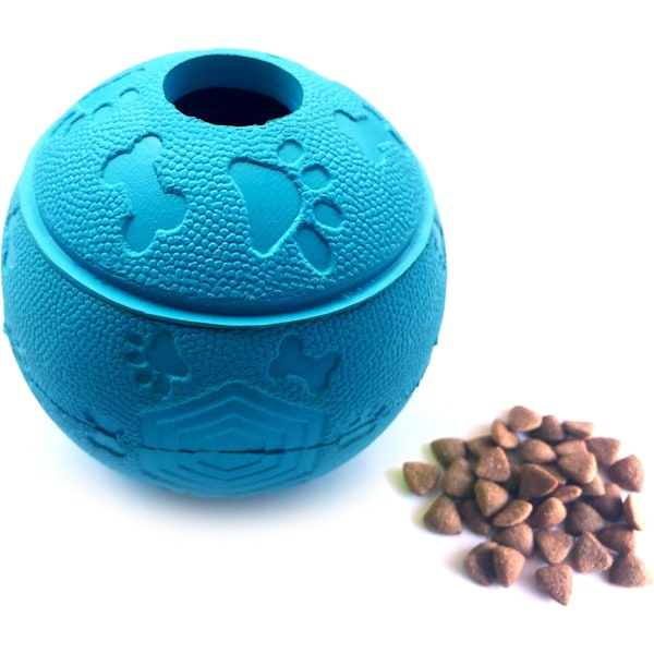 Hundleksak Boll för Godis, Hund Gummiboll för Mat, Interaktiv Hundleksak