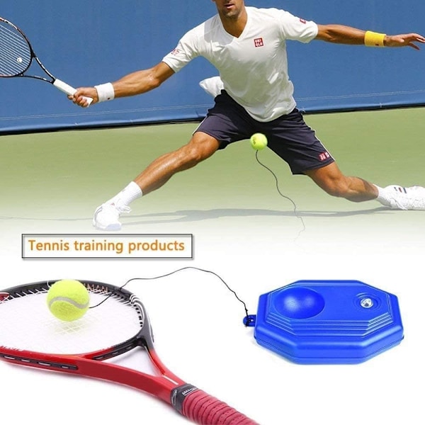 Yksinpelitennisharjoittelijan palautuspallo, täytettävä ja harjoiteltava tennisvalmentaja