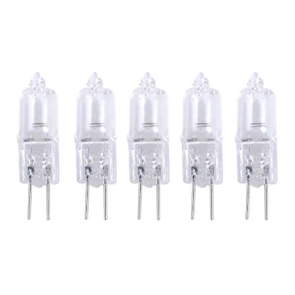 5 kpl 5W 12V 2900K G4-kanta Lamppu Halogenlamput Kaappivalaisimelle Spottivalaisimelle [DB]