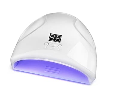 36W UV/LED Nagelljus Vit med Timer Funktion Vit