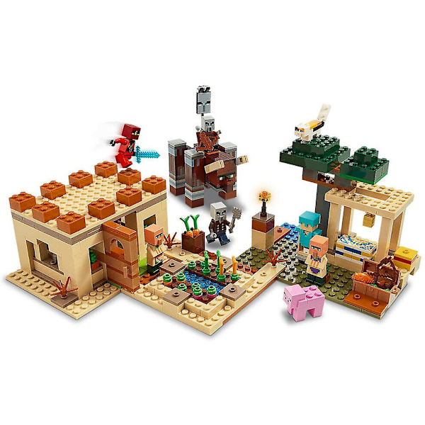 Sx1044 700st The Illager Raid Village Set Minecraft My World Series