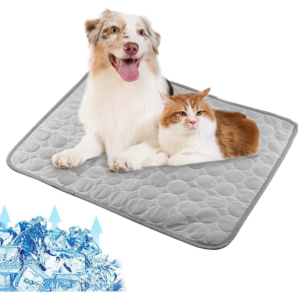 Hund Katt Matta Säng Självkylande Giftfri Matta Pad Husdjur Is Silke