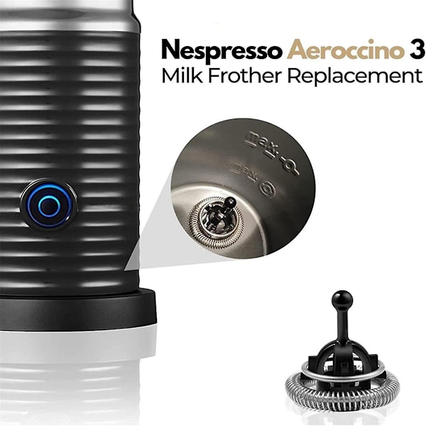 Reservedeler for melkeskummer til Aeroccino 3 Aeroccino 4 (FMY) Black  Silver