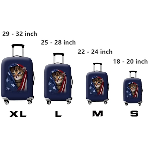 Resväskeskydd Väska Bagage Resväskeskydd Passar för 18-32 Tums Resväskor Rosa Pantern Pink Panther M