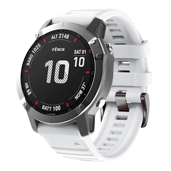 22mm 26mm Silikonarmband för Garmin Fenix ​​7X 7 Pro Solar/6X 6 Sapphire 5 5X Plus 3 3HR/Epix QuickFit Klockarmband 1:1 Officiell Band style3 Armégrön