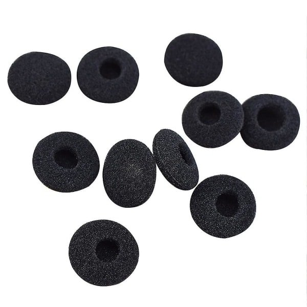 10 Par 18mm Ersättningsspetsar för Hörlurar Mjuka Öronkuddar för Mx375 Mx365 Hörlurar