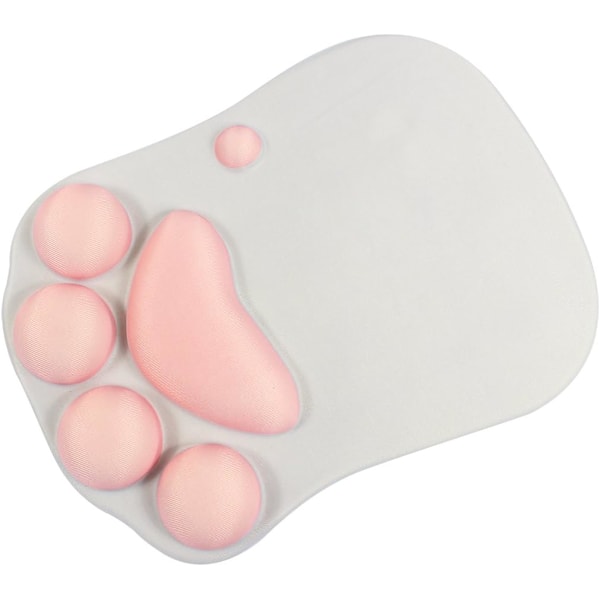 Gaming Musmatta med Gel Handledsstöd, Söt Katt Handled Mjuk-XM2-