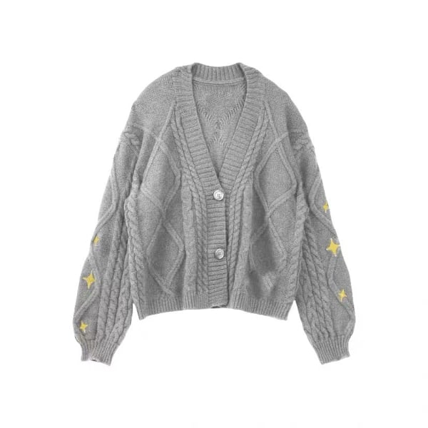Speak Now Taylor’s Version Cardigan, Stjernebroderet Merch Oversized C Hvid White L