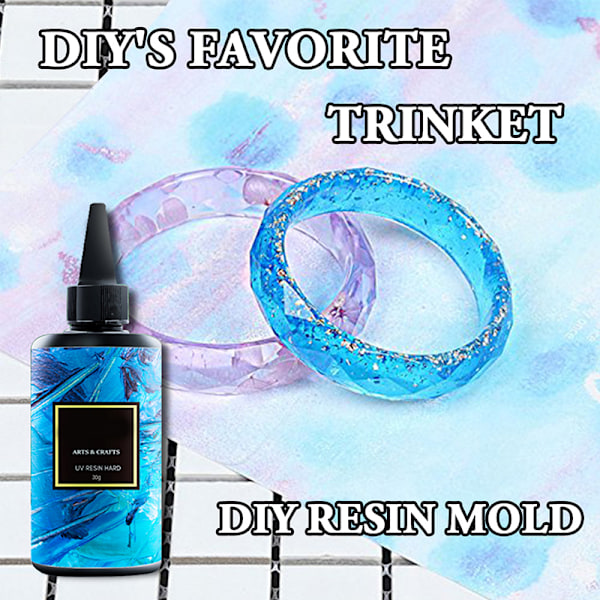 UV-Harts Hard 200g Akryl Ultraviolett Klar Transparent For Håndverk Form