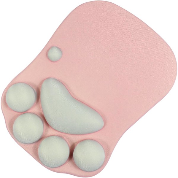 Gaming Musmatta med Gel Handledsstöd, Söt Katt Handled Mjuk-XM2-