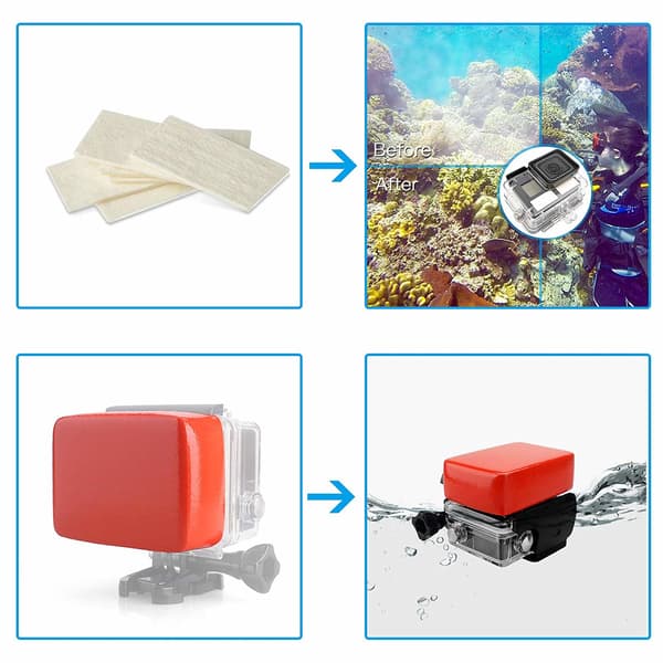 Tilbehørssæt til GoPro Hero - 50 dele 1201