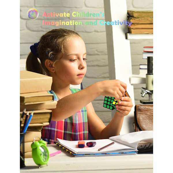 5x5 Speed Cube, 5x5x5 Original Puzzle Cube Super-slitesterk klistremerke med levende farger (5x5x5) 5x5x5 5x5x5 3x3x3