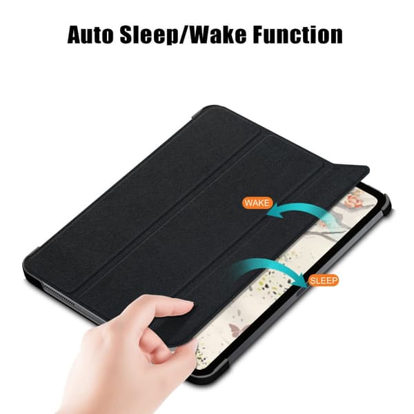 iPad Air 10.9 5. generation (2022) Etui Tri-fold Sort
