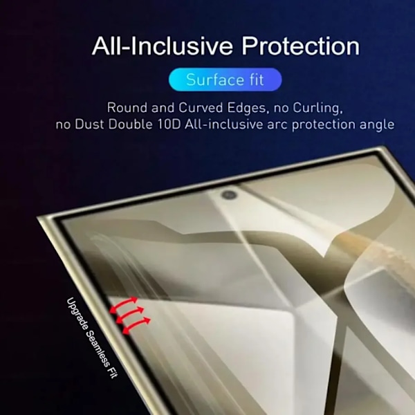 4 stk hydrogelefilm for Samsung Galaxy S24 S23 S22 S21 S20 Ultra Plus skjermbeskytter for Samsung S24 Ultra S23 S20 S21 FE Samsung S23 FE