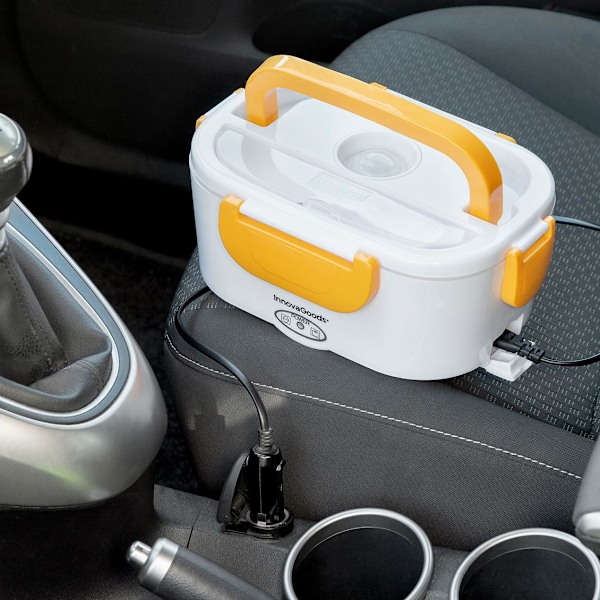 Sähköinen Lounasrasia Autoon White Vit