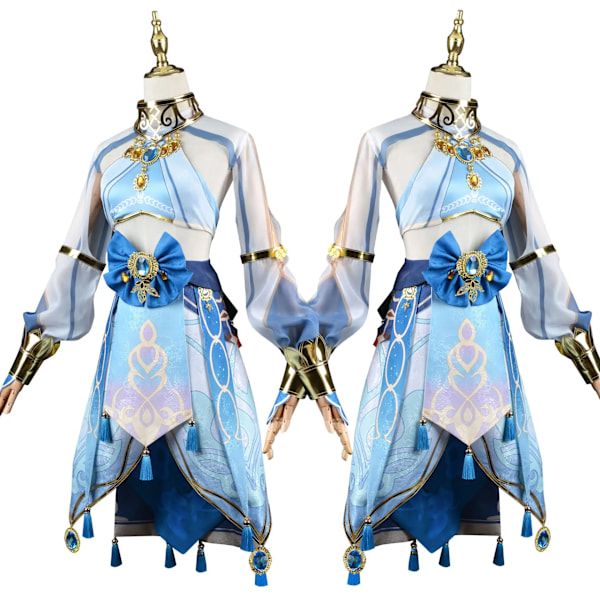 Mub- BAIGE Spel Genshin Impact Nilou Cosplay Kostym Nilou Genshin Impact Cosplay Kostym kostym+tillbehörssats M costume+accessories set