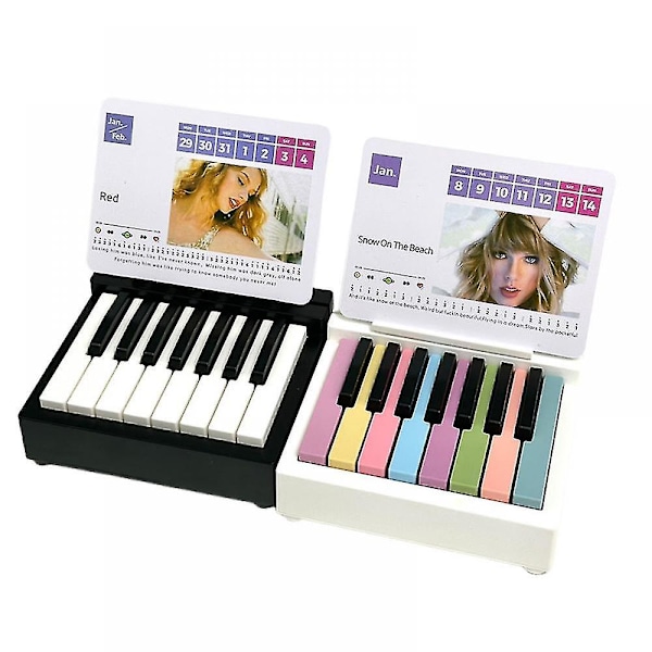 Taylor Swift Spillebar Pianokalender Mini Pianokalender 3D Noteblok 2024