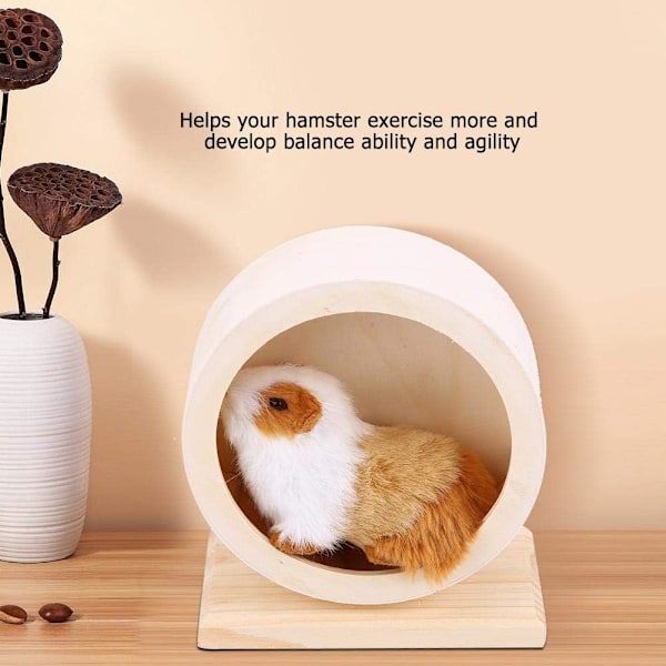 Hamsterin juoksulelu, puinen juoksupyörä hauskoille lemmikeille