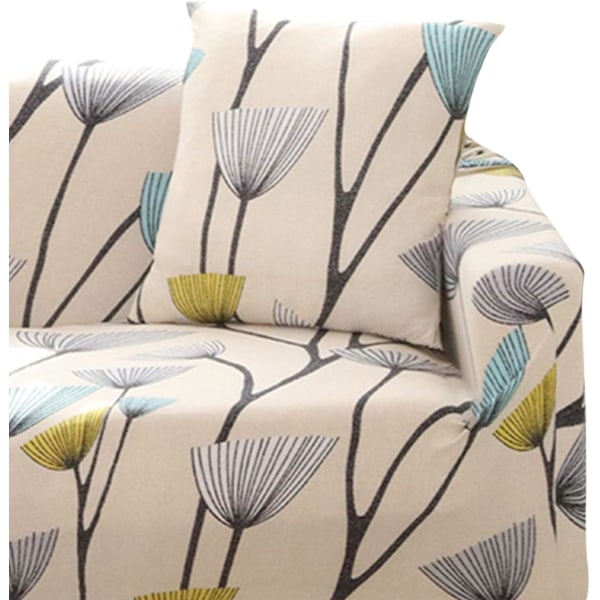 Stretch sofföverdrag Elastiskt sofföverdrag Jacquard 2-sits soffa