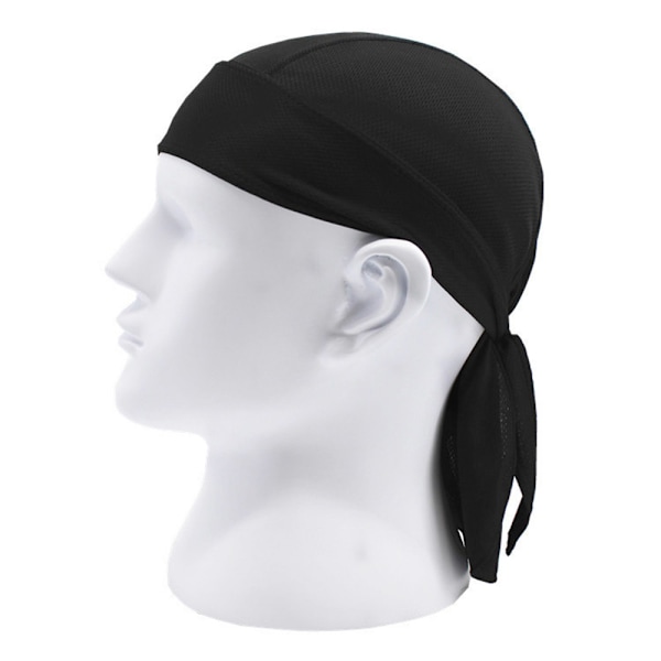 UV-beskyttende Bandana Sort durag