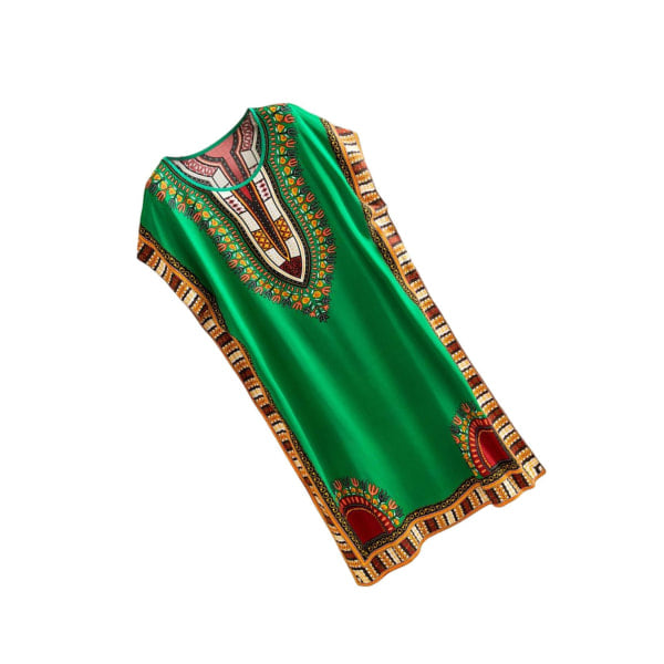 Naisten muodikkaat ranta- ja lomamekot Boho Elegantti Etninen Mekko Vihreä