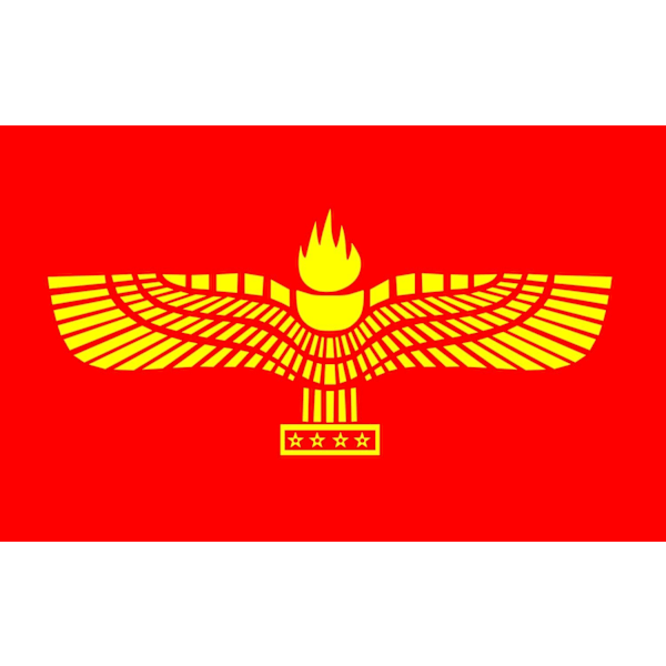 Flag - Syrisk 100 Syriansk